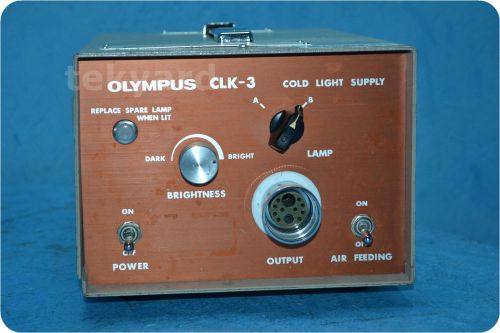 OLYMPUS CLK-3 COLD LIGHT SUPPLY (LIGHT SOURCE) @ (134848)