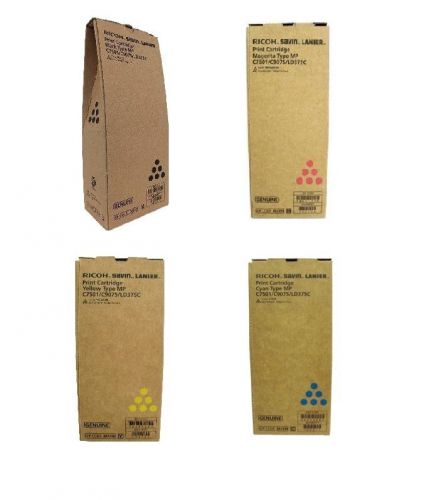 Genuine Ricoh 841357 841358 841360 841359 Toner Cartridges (1 Set of 4)