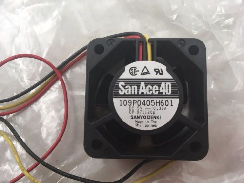 Sanyo denki 109p0405h601 dc fans fan 40x20mm 5vdc with tachometer for sale