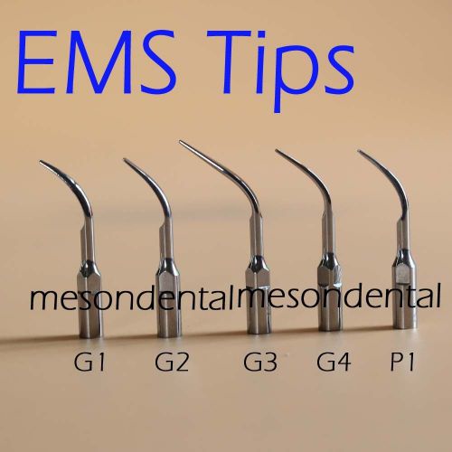 SALE 5 Dental Ultrasonic Scaler Tips G1G2G3G4 P1 For Compatible EMS Woodpecker