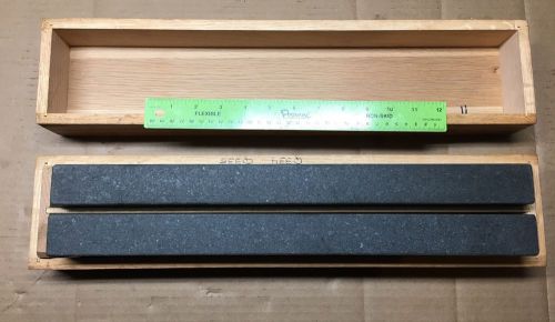 Rahn ? GRANITE Precision PARALLELS MATCHED PAIR 18&#034;x 3&#034;x 1 1/2&#034; - In Wooden Case