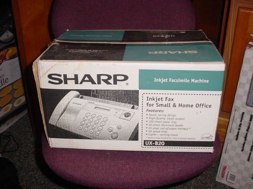Sharp UX-B20 InkJet Facsimile Fax Machine Copier Phone New In Box