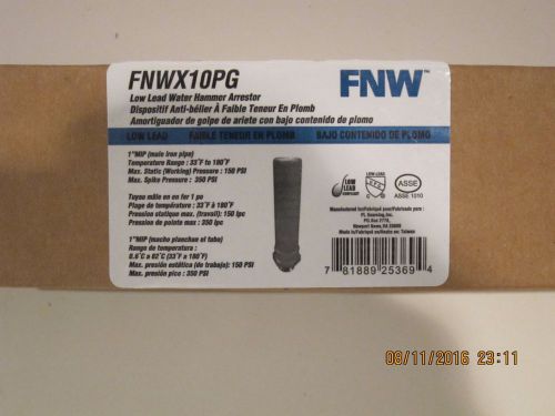 FNW, FNWX10PG LOW LEAD 1 INCH WATER HAMMER ARRESTOR-FREE SHIP BRAND NEW IN BOX!!