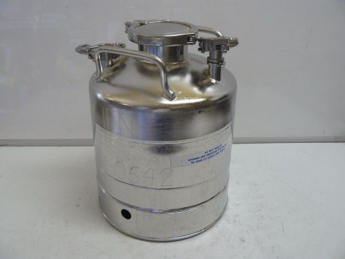 ALLOY PRODUCTS 316 STAINLESS STEEL PRESSURE VESSEL 135 PSI MAX MAWP AT 100 DEG F