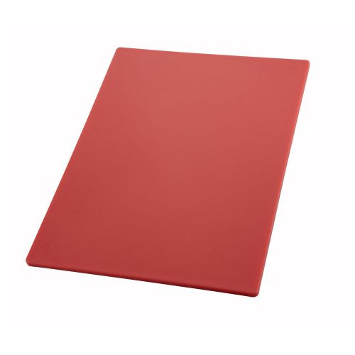 Winco cbrd-1824, 18x24x0.5-inch cutting board, red for sale