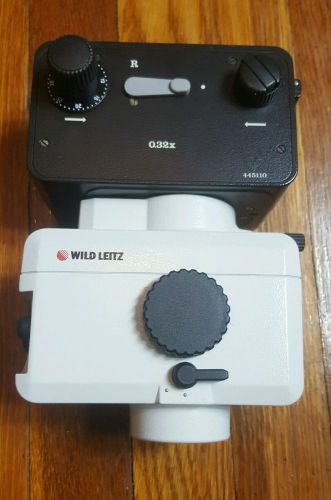 Leitz Wetzlar 1X + Wild MPS51 Microscope Camera Adapter + Camera