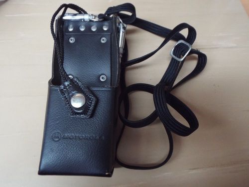 Motorola NTN5450B Leather case 2.5 inches swivel belt loop,TN5243A Carring strap