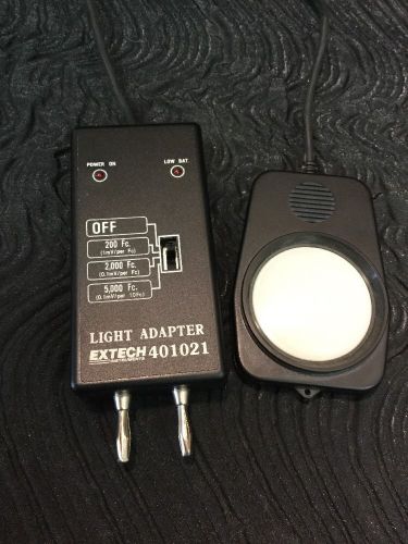 Extech Instruments Light Adapter 401021 Power Tested
