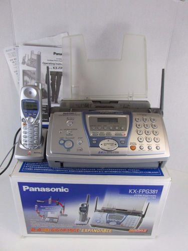 Panasonic  KX-FPG381 Fax Phone Copier