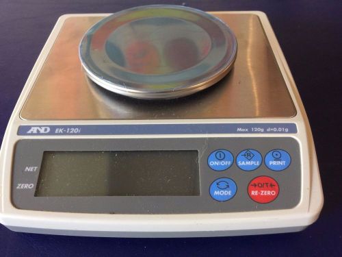 AND Weighing Scale EK-120i Compact Industrial, Lab, Jewelry Balance