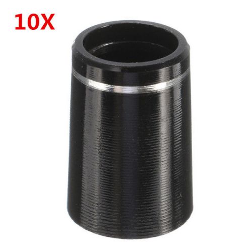 10pcs black plastic golf tip ferrules rings adapters for 0.370 iron shaft for sale
