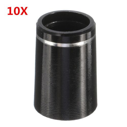 10Pcs Black Plastic Golf Tip Ferrules Rings Adapters For 0.370 Iron Shaft