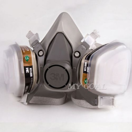 7 piece suit respirator painting spraying face gas half mask filters for 3m 6200 for sale