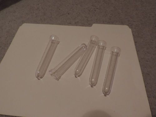 12ml plastic graduated test tubes, no stoppers, NEW, QTY 500
