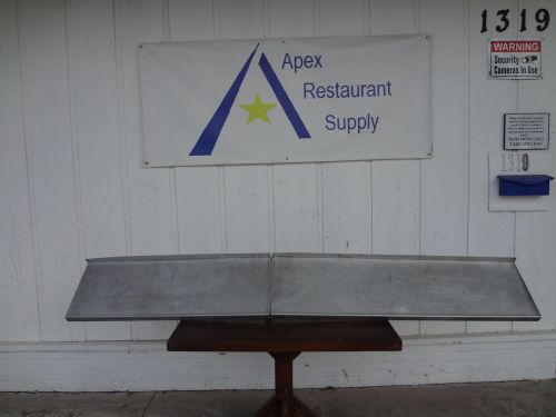 Aluminum commercial wall shelf #1576 for sale