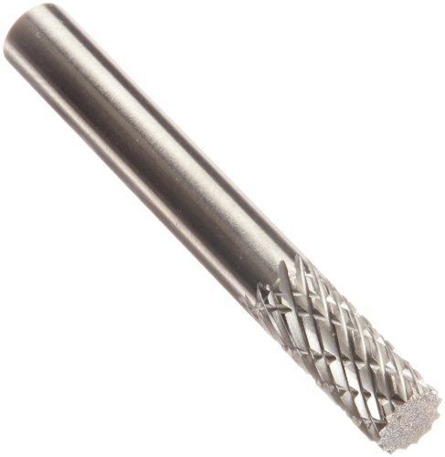 Drill America DUL Series Solid Carbide Bur, Double Cut, SA1 Cylindrical, 1/4&#034;