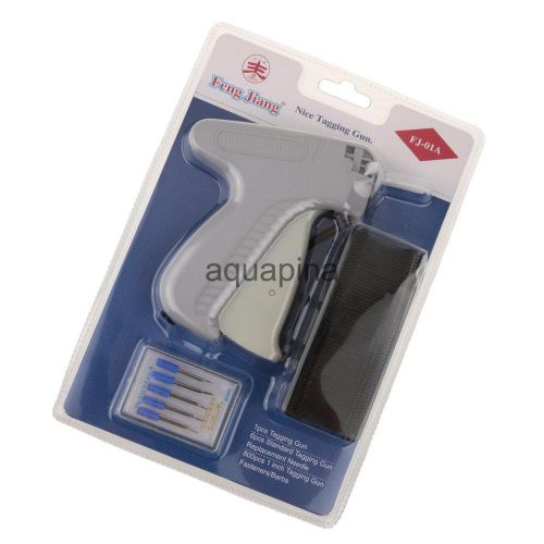 Standard clothes price label tagging gun+6 tagging needle+800 barb black for sale
