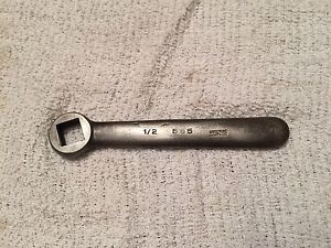 Armstrong 1/2 Machinist Lathe Wrench Vintage No585