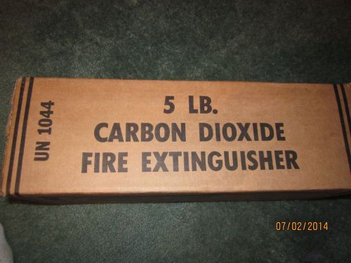 Badger 5lb carbon dioxide fire extinguisher lot of 2 for sale