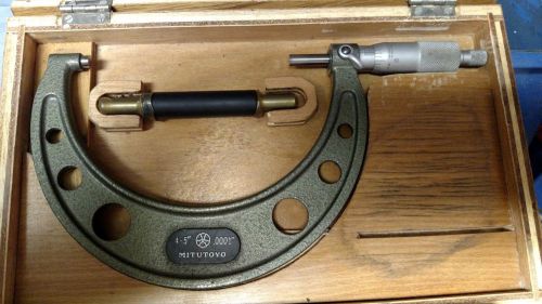 4-5&#034; Mitutoyo Outside Micrometer