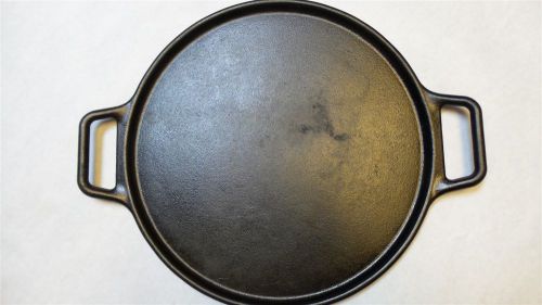 Lodge P14P3 14 Inch Heavy Duty Black Cast Iron Pizza Pan