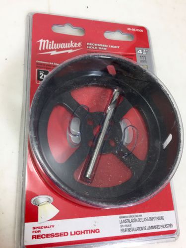 MILWAUKEE 4-3/8&#034; RECESSED LIGHT HOLE SAW 49-56-0300 Unused FREE SHIPPING!