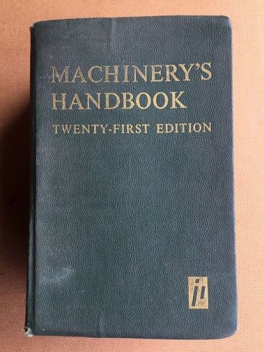 Machinery&#039;s Handbook, 21st Edition, 1980