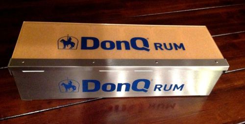 DON Q RUM BAR CONDIMENT HOLDER...BRAND NEW STAINLESS STEEL