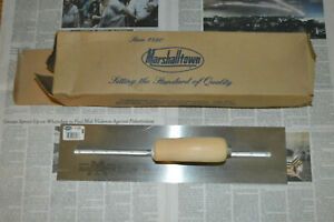 Marshalltown MXS66 Cement Finishing Trowel 16 x 4 Curved Durasoft Handle in OB