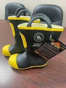 Black Diamond Rubber Fire Boots 8M - 11&#034;