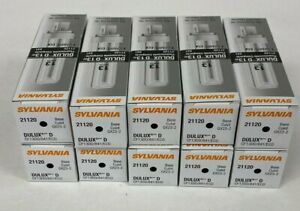 Lot Of 10 Sylvania 21120 CF13DD/841/ECO DULUX D 13W 10,000 Hours