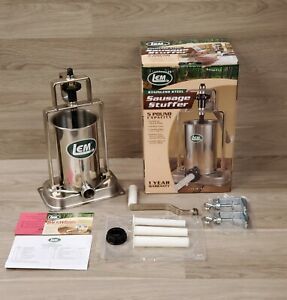 LEM Products Stainless Steel 5 Pound Capacity Sausage Stuffer Processing Unit