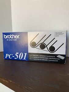 Brother PC501 Thermal Transfer Print Cartridge, Black 012502612728