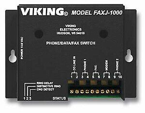 Viking Electronics VK-FAXJ-1000 FaxJack Phone/Fax Switch