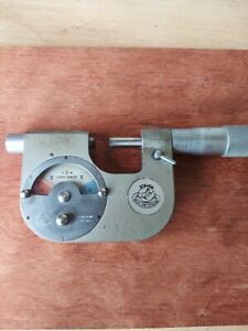 ETALON 0 - 1 &#034;  SWISS MADE INDICATING MICROMETER X .0001&#034;