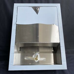 BRADLEY 2441-000000-GR Bx-Towel Dispenser, Recessed