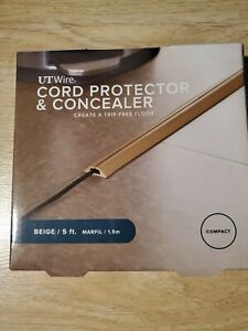 UTWire cord protector &amp; concealer color marfil 5ft / 1.5m