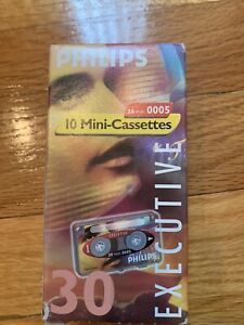 Philips 0005 Mini Cassette Tapes 10 Pack