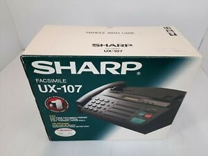 NEW RARE Sharp UX-107 Facsimile Machine NEVER USED