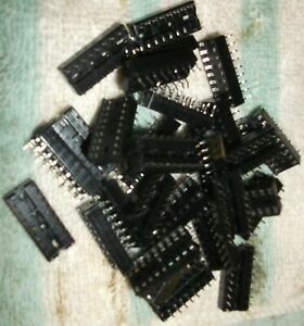 IC SOCKET 18-Pin DIP Solder Type PC Mount 18 Pin IC Socket 25 Pieces USA SELLER