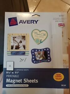 Avery Magnet Sheets, 8.5 x 11 Inches, White