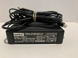 1 USED SYMBOL SYM04-2 POWER SUPPLY 50-14001-008 WITH BOTH CABLES