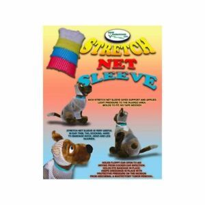 Stretch Net N84 Yellow 3&#034;x10 yd IV Leg Bandage Small Animals over 75 Pounds