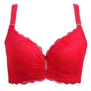 Wired Adjustable Strap Gather Breathable Sexy Lace Women Bra Comfortable Soft
