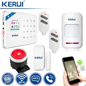 KERUI W18 Wireless WiFi GSM SMS Home Burglar Security Alarm System Siren Sensor