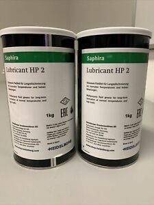Lot Of 2 - NEW - Heidelberg Saphira Lubricant HP2 A07 00.580.4702/03 Gear Grease