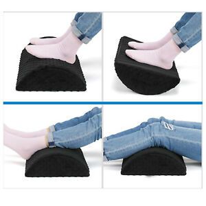 Ergonomic Foot Rest for Under Desk Comfort Pillow Home Work Travel Footrest