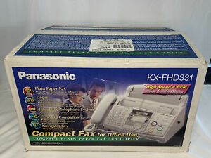 Panasonic KX-FHD331 Fax Copy Machine Copier Plain Paper Caller ID. See Notes!