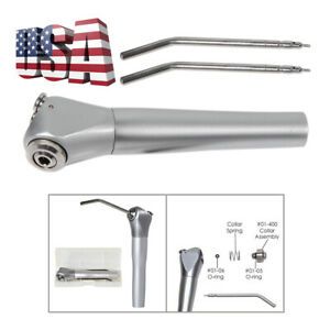 Dental 3 Way Air Water Spray Triple Syringe Handpiece + 2 Nozzles Tubes Tips