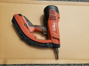 Hilti GX120 gas actuated tool. Concrete and steel nailer for drywall track.